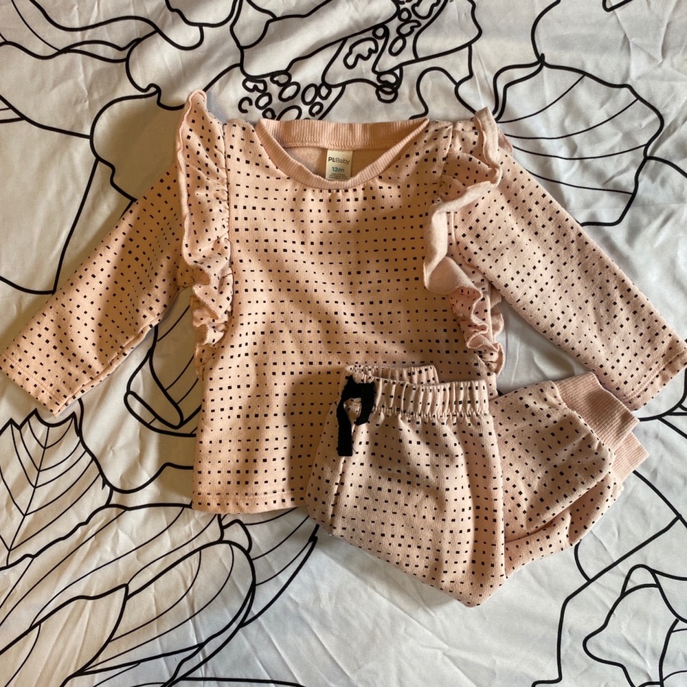 PL Baby Pink Sweatsuit Size 12 Months